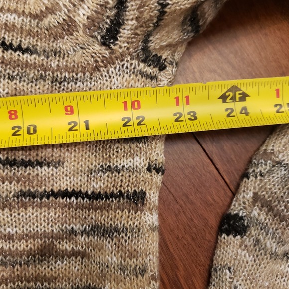 Vintage‎ White Stag Women's Open Front Cardigan Sweater Knit Striped XL - Picture 7 of 8